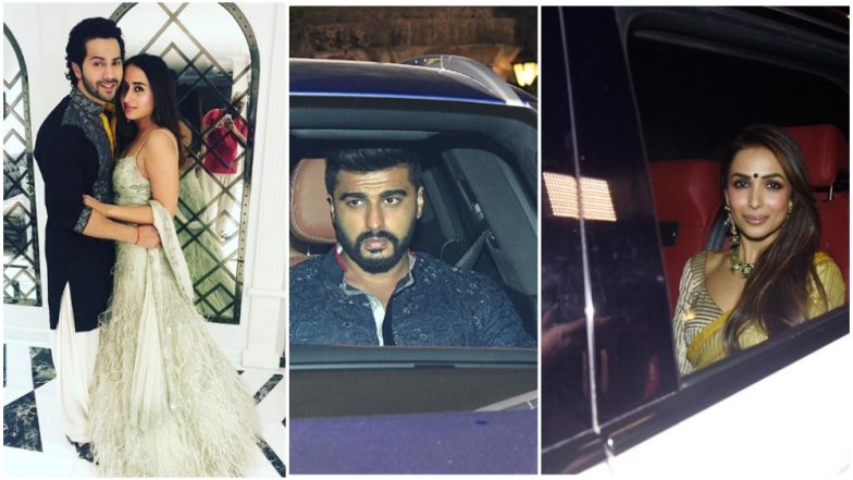 Arjun Kapoor – Malaika Arora, Varun Dhawan - Natasha Dalal: Couples Clicked at Karan Johar’s Diwali Bash