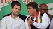 Ahead of 2019 Lok Sabha Polls, Congress Forms Six Committees in Uttar Pradesh; Raj Babbar to Chair Election Committee, Rajiv Shukla to Head Media & Publicity