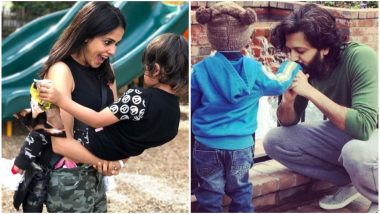 Genelia D’Souza and Riteish Deshmukh Share Adorable Post for Son Riaan on His 4th Birthday – View Pics