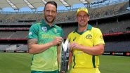 Live Cricket Streaming of Australia vs South Africa 2018 on Star Sports: Check Live Cricket Score, Watch Free Telecast of AUS vs SA 1st ODI Match on TV & Online
