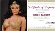 Dear Deepak Kalal, Rakhi Sawant&rsquo;s Virginity Certificate Is Something No One Asked For &ndash; View Pics