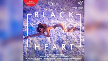 Sara Khan Goes Nude For The First Look Of Her Upcoming Song Blackheart; Gets Trolled On Social Media