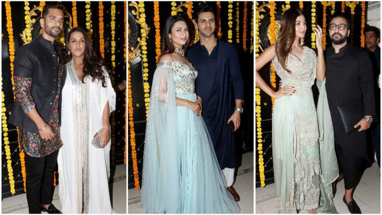 Arbaaz – Georgia, Neha – Angad, Divyanka – Vivek: Meet the Couples at Ekta Kapoor’s Diwali Bash – View Pics