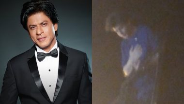 Shah Rukh Khan Rings His 53rd Birthday With Fans at Midnight – View First Pics