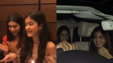 Shanaya Kapoor Celebrates Her Birthday With Suhana Khan, Janhvi Kapoor, Khushi Kapoor and Ananya Pandey – View Pics