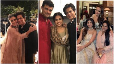 Shah Rukh Khan's Diwali 2018 Party Inside Pics and Videos: Here's How Bollywood Celebs Bonded With Each Other in a Brightly Lit Mannat