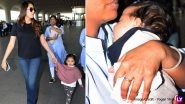 Mira Rajput Makes a Casual Appearance With Daughter Misha and Newborn Zain at the Airport &ndash; View Pics
