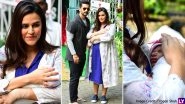Neha Dhupia and Angad Bedi's Daughter Mehr Makes Her Paparazzi Debut &ndash; View Pics