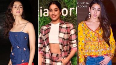 Alia Bhatt, Janhvi Kapoor and Sara Ali Khan’s Impeccable Style Statements Prove They Are the New Fashionistas in Town – View Pics