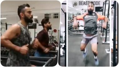 Virat Kohli and Other Members of the Indian T20I Squad Get Into Work Mode After Reaching Australia Ahead of the First T20 (Watch Videos and Pics)