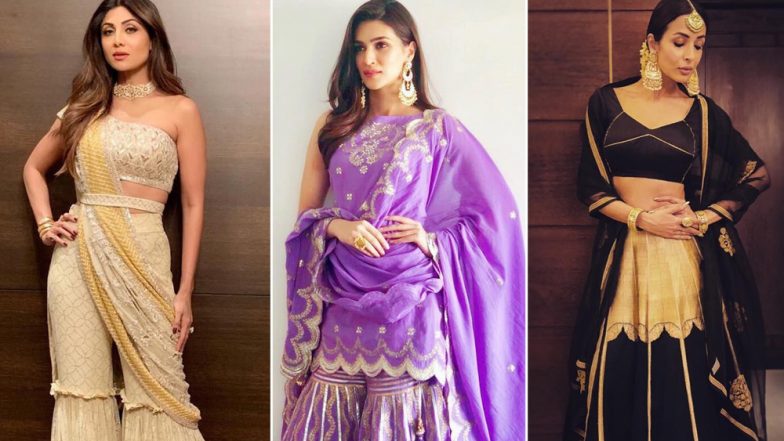 Malaika Arora, Kriti Sanon and Shilpa Shetty&rsquo;s Not-So-Great Ethnic Outings Put Them in Our Worst-Dressed List &ndash; View Pics