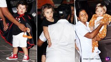 Taimur Ali Khan Attends Ahil Sharma’s Halloween Bash With Yash and Roohi Johar – View Adorable Pics