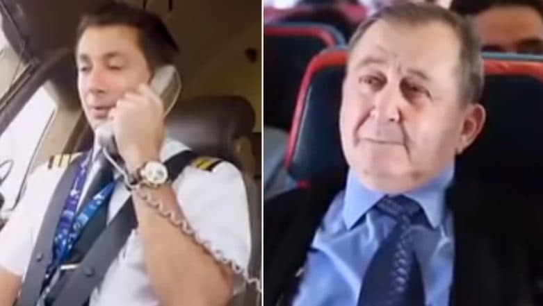Turkish Airlines' Pilot Surprises His Teacher Who Was Flying With Him; Watch Heartwarming Video Turkish Airlines' Pilot Surprises His Teacher Who Was Flying With Him; Watch Heartwarming Video