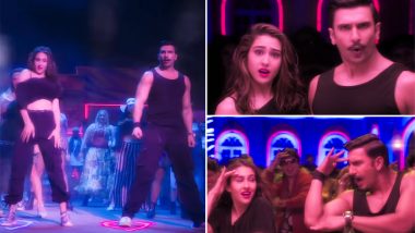 Simmba Song Aankh Marey: Ranveer Singh and Sara Ali Khan Make For a Dynamic Duo in the Remix Version of the 90s Chartbuster - Watch Video