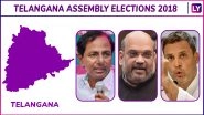 Telangana Assembly Elections 2018 Winners List: Check Constituency-Wise Names of Elected MLA Candidates From TRS, TDP, Congress, BJP, AIMIM