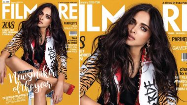 Deepika Padukone Strikes a Fierce Pose as She Graces Cover of Filmfare Magazine’s January 2019 Issue – See Pic