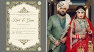 Kapil Sharma and Ginni Chatrath&rsquo;s Invitation Card Is Here and It&rsquo;s Simple Yet Beautiful