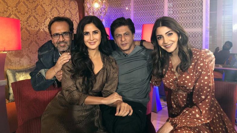 Shah Rukh Khan Finally Joins Katrina Kaif and Anushka Sharma for Zero Promotions - See Pic