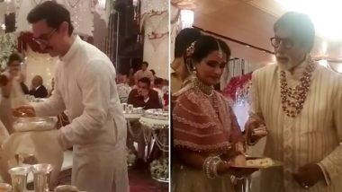 380px x 214px - Abhishek Bachchan Solves the Mystery Behind Amitabh Bachchan, Shah Rukh  Khan, Aishwarya Rai Serving Food at Isha Ambani-Anand Piramal's Wedding |  ðŸŽ¥ LatestLY