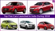 Top 5 Cars Launched in India During Year 2018; Maruti Swift, Mahindra Marazzo, Honda Amaze, Hyundai Santro & Tata Tiago JTP