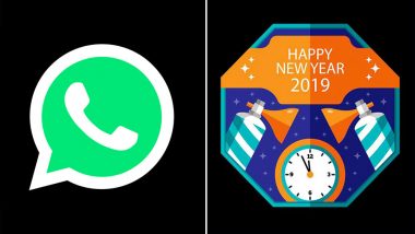 New Year 2019 WhatsApp Stickers: Know How You Can Turn Your Photos & Images to Stickers to Send Special Greetings to Your Loved Ones