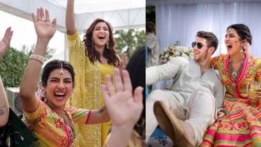 Priyanka Chopra's Husband Nick Jonas Gets a Warm Welcome From Her Sister Parineeti - See Pic
