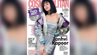 New Year, New Me! Janhvi Kapoor Sports a Chic Long Bob with Bangs for Cosmopolitan Magazine’s January 2019 Issue, See Picture