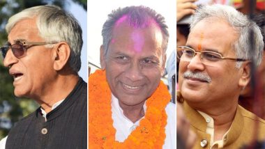 Chhattisgarh Assembly Elections 2018 Results: Bhupesh Baghel, Tamradhwaj Sah and TS SIngh Deo - 3 Likely CM Contenders in Fray as Congress Wins Landslide Mandate