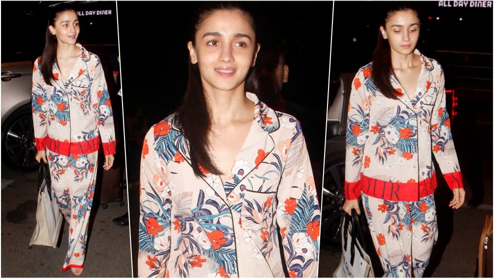 Alia Bhatt strutted at the airport donning a monochrome outfit