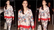 Alia Bhatt Airport Look: Brahmastra Actress Makes a Tacky Appearance in Gucci Flora Print Set, See Pic