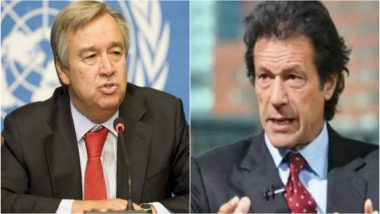 Pakistan PM Imran Khan Raised Kashmir Issue with UN Chief Antonio Guterres: UN Spokesman