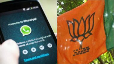 2019 Lok Sabha Elections: BJP to Form Chain of WhatsApp Groups to Strengthen Communication Between Party Workers