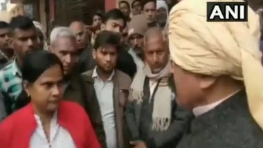 BJP MLA Udaybhan Chaudhary Caught on Camera Threatening Agra SDM With Political Clout; Watch Video