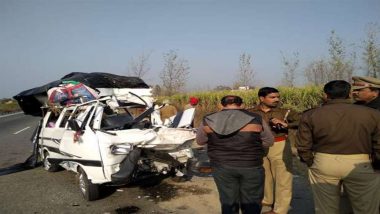 Accident in Bareilly: 4 Family Members Killed in Truck-Van Collision in Uttar Pradesh
