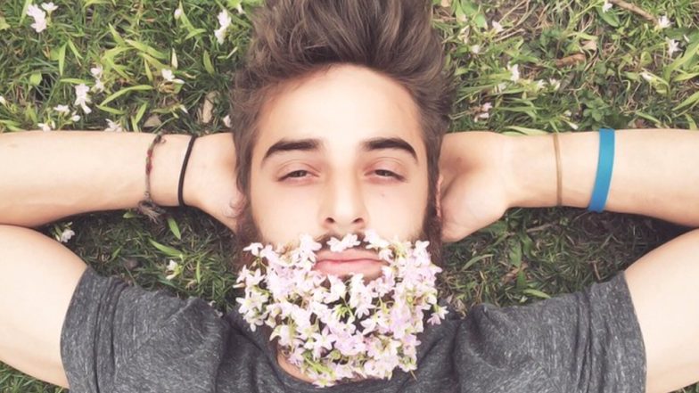 Beard Bouquets: Men Handsomely Sporting Flowers in Their Beard is One Fun Fashion Trend