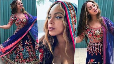 Beyoncé Twirling in Indian Anarkali by Abu Jani Sandeep Khosla is a Sight to Behold, See Pics
