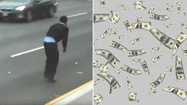 Cash Flying Out of Brinks Truck Causes Accidents on New Jersey Highway As People Rush To Collect ‘Free’ Money, Watch Video
