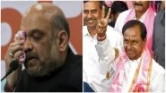 Telangana Assembly Elections 2018 Results: Amit Shah Congratulates K Chandrashekar Rao for Emphatic Victory