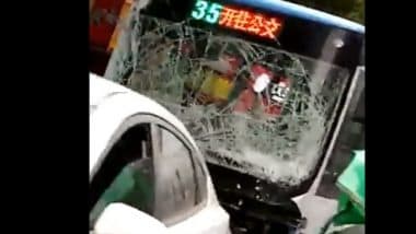 China Bus Hijacking: Man Drives Vehicle Into Crowd in Longyan City, 5 Killed and 21 Injured