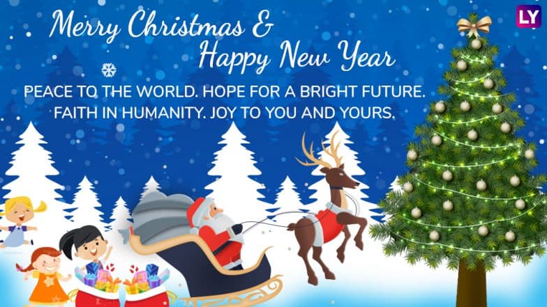 Merry Christmas and Happy New Year 2019 Wishes: WhatsApp ...