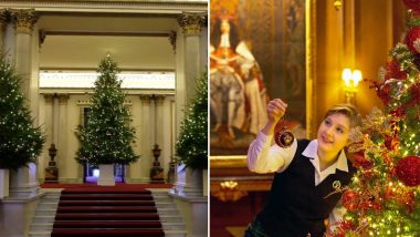 Christmas 2018 Celebrations at Buckingham Palace: Watch Videos and Pictures of Royal Family Residence Getting Ready For The Festive Season