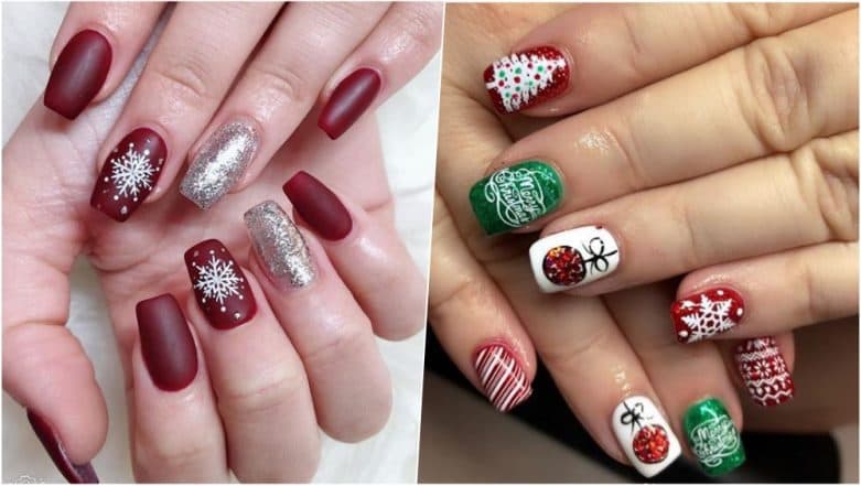 My Christmas nail design for the festive season