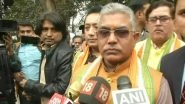 West Bengal BJP President Dilip Ghosh Tells Police They 'Aren't Worth Wearing Uniform', Calls People From Jharkhand 'Bomb-Makers'