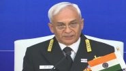 Indian Navy Chief Admiral Sunil Lanba Backs 'Make in India' Campaign; Says, '32 Indigenously Built Ships to be Inducted Soon'
