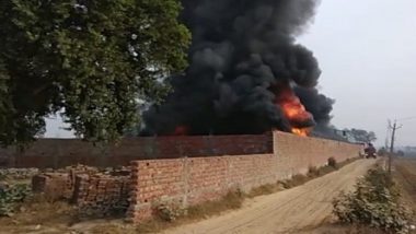 Punjab: Fire Breaks Out at Foam Factory in Barnala; Six Fire Tenders Rush to Spot