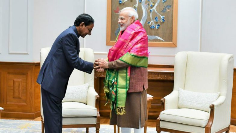 GST Shortfall: Telangana CM K Chandrasekhar Rao Asks PM Narendra Modi to Reverse Decision on Borrowings