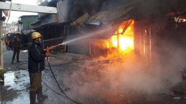 West Bengal: Fire Breaks Out at Garment Shops in Siliguri, Fire Tenders Reach Spot