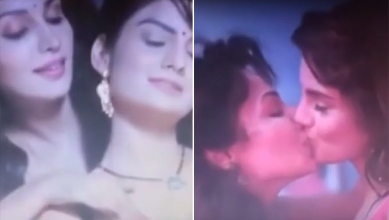 Anvanshi Jain Lesbian Hot Video - Lesbian Sex Scenes of Flora Saini And Anveshi Jain From Gandii ...