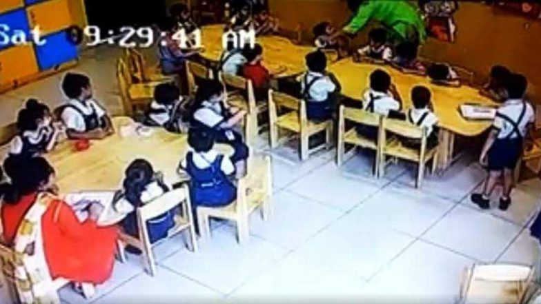 Gurgaon Teacher Tapes Mouth Of 2 kindergarten Students, Suspended; Watch Shameful Video