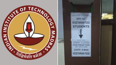 IIT Madras Mess Gets Separate Entry Gates, Utensils For Vegetarian and Non-Vegetarian Students; Row Over Move On Campus